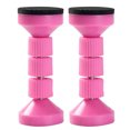 thumbnail image 1 of 2 Pack Adjustable Threaded Bed Frame Anti-shake Tool,Headboard Stopper,Paste Bed Frame Stabilizer For Bed Cabinets Furniture-Pink-9.5-11cm, 1 of 5