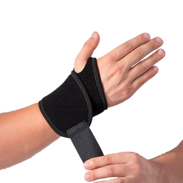 2 Pack Adjustable Wrist Braces - Wrist Wraps for Carpal Tunnel