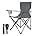 2 Pack Adult Folding Lightweight Camp Chair, Folding Chair with A Cup Holder and Carry Bag, Portable Outdoor Chair Supports up to 225lbs (Gray)