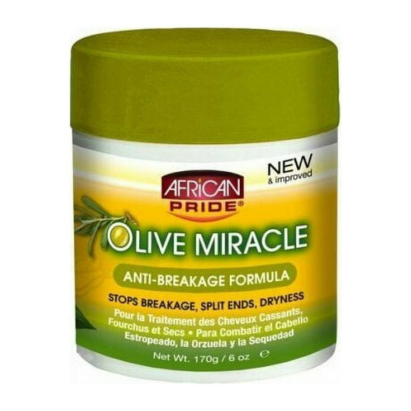 2 Pack African Pride Olive Miracle Slip Ends & Dryness Conditioner, 6 Oz
