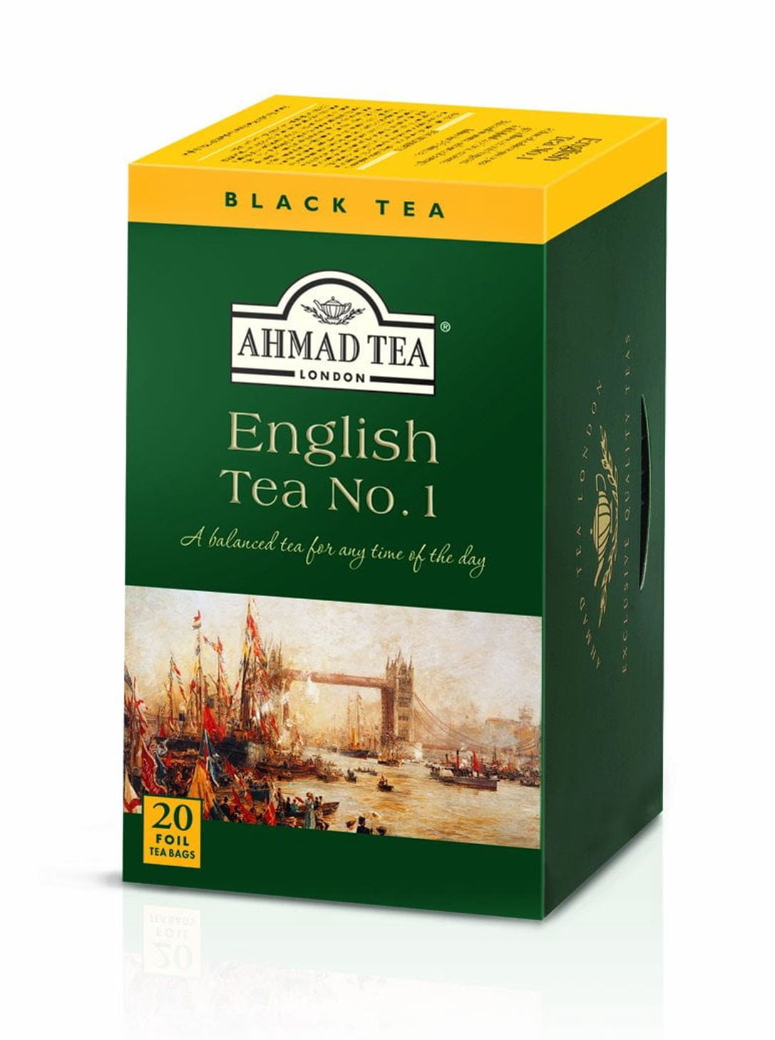 2 Pack - Ahmad Tea English Tea No. 1 Black Tea (20 Teabags) - Walmart.com