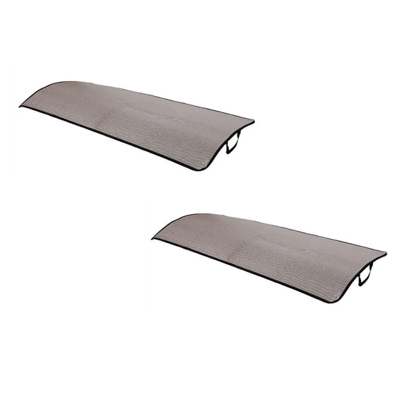 2 Pack Air Conditioner Cover Outdoor Mini Split Cover Top Sun Heat Shades Visor Protector Defender for Outside AC Unit Mini Split Air Conditioner & Heater Pump Compressor