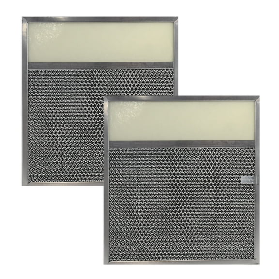 Air Filter Factory Replacement for 610046 Rangeaire Charcoal Carbon Lens Filter 2-Pack
