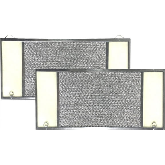 2-Pack Air Filter Factory 8-1/4 x 23-1/2 x 3/8 Inches Range Hood Aluminum Lens Grease Filters