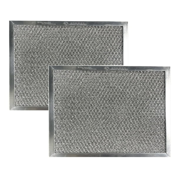 Air Filter Factory 8 x 91/2 x 3/8 Aluminum Grease Filters 2Pack