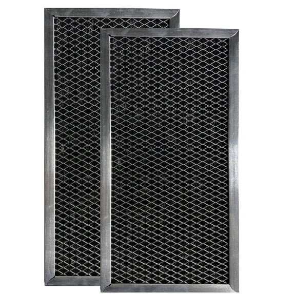 Air Filter Factory Replacement for PS382960 Whirlpool Microwave Hood Charcoal Filter Set 2-Pack