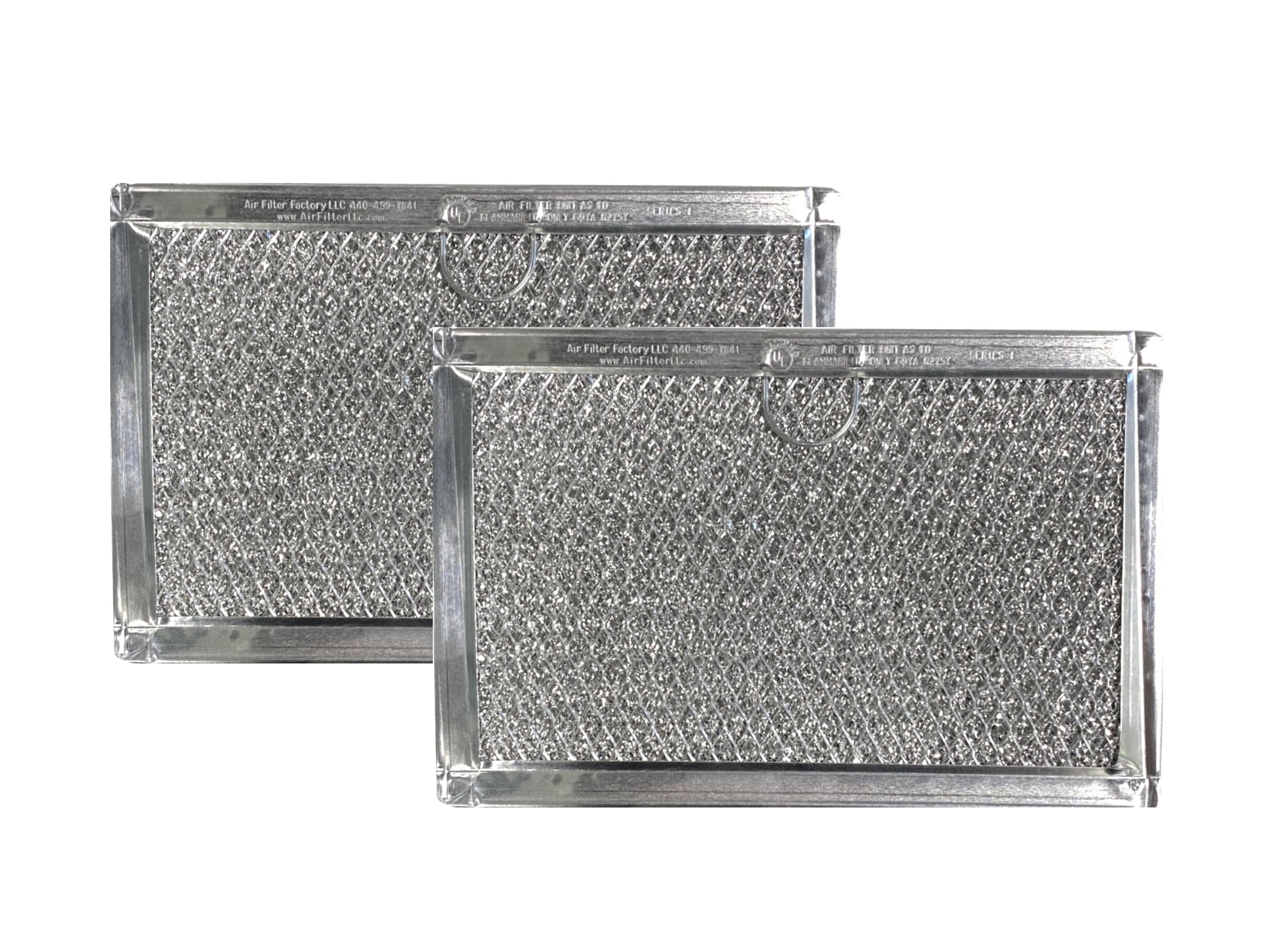 2Pack Grease Filter for GE Microwaves, 12Layer Aluminum, 5 x 75/8 x