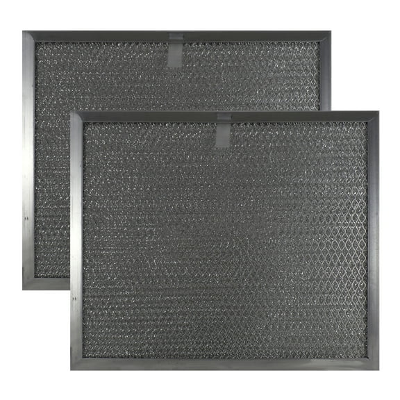 Air Filter Factory Replacement for WB02X3446 GE Aluminum Mesh Grease Filter 2-Pack