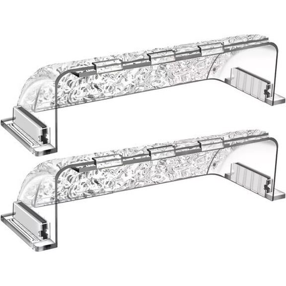 2 Pack Air & Heat Deflector for Vents Sidewalls and Ceiling Registers Adjustable