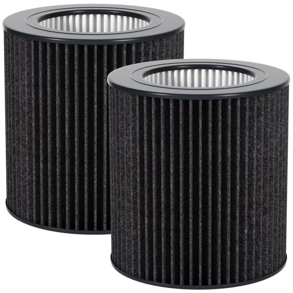 2 Pack Air Mini Filter Replacements Compatible with Molekule Air Mini & Air Mini+, 3-in-1 High-Efficiency Filtration System