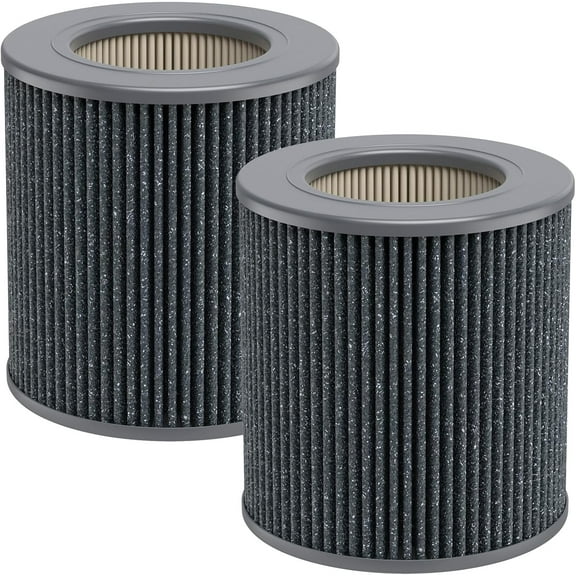2 Pack Air Mini PECO-HEPA Replacement Filters Compatible with Moleku-le Tri-Power Air Mini and Air Mini + Air Purifiers, 3-in-1 High-Efficiency True HEPA Replacement Filter