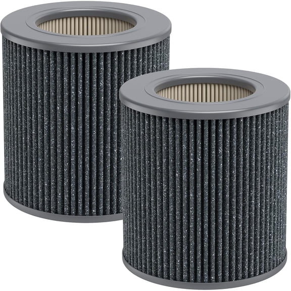 2 Pack Air Mini PECO-HEPA Replacement Filters Compatible with Moleku-le Tri-Power Air Mini and Air Mini + Air Purifiers, 3-in-1 High-Efficiency True HEPA Replacement Filter Air mini-2 PACK Air