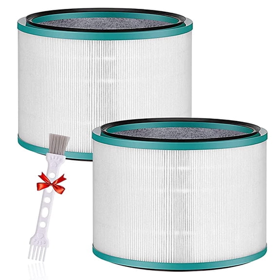 2 Pack Air Purifier Filter Replacement for Dyson HP01 HP02 DP01 Desk Purifiers, Compatible with Part #968125-03