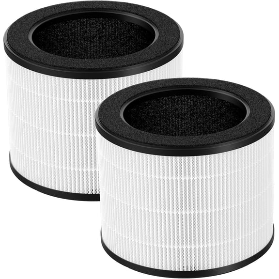 2 Pack Airmega 100 Filter Replacement Compatible with Airmega 100 Air Purifier, 3-IN-1 Hepa Filter, Deodorization Filter with Activated Carbon