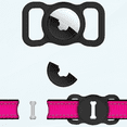 thumbnail image 1 of [2 Pack]Airtag Dog Collar Holder, Air Tag Protective Cat Airtag Dog Collar,Silicone AirTags GPS Tracking Accessories,Air Tags with Bone Pattern(Black/White), 1 of 5