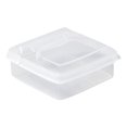 thumbnail image 1 of 2-Pack Airtight Food Storage Containers - BPA-Free, Leak-Proof Clamshell Design for Cheese, Meat, Snacks & Meal Prep - Stackable Fridge/Freezer Containers with 90° Easy-Access Lid, 1 of 9
