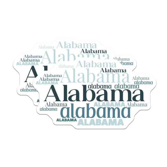 (2 Pack) Alabama State Magnets - US State Souvenir - Roll Tide Fridge Magnets - 5" On Longest Side - Premium Magnet - for Cars, Refrigerators, Toolboxes, Lockers - Made in USA - MAG17156