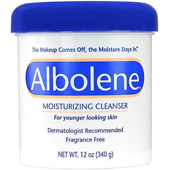 2 Pack - Albolene Moisturizing Cleanser 12oz Each