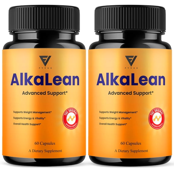 (2 Pack) AlkaLean Weight Management Support, Alka Lean Advanced (120 Capsules)