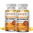 thumbnail image 1 of (2 Pack) Magnesium Glycinate 400mg with Vitamin B6,D3,for Sleep, Muscle & Bone Health, 240 Capsules, 1 of 8