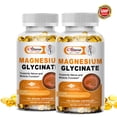 thumbnail image 1 of (2 Pack) Magnesium Glycinate 400mg with Vitamin B6,D3,for Sleep, Muscle & Bone Health, 240 Capsules, 1 of 8