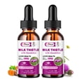 thumbnail image 1 of (2 Pack) Milk Thistle Liver Support Liquid Drops – High Potency 1000mg Complex with Dandelion Root & Artichoke, 2 fl oz, 1 of 6