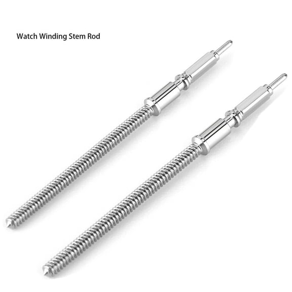 2 Pack Alloy Watch Movement Handle Winding Stem Rod Replacement Part for SW200 Movemet TAPDRA Spare Part