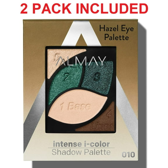 2 Pack: Almay Longlasting Hypoallergenic Eyeshadow Palette - 030 Hazel Eyes