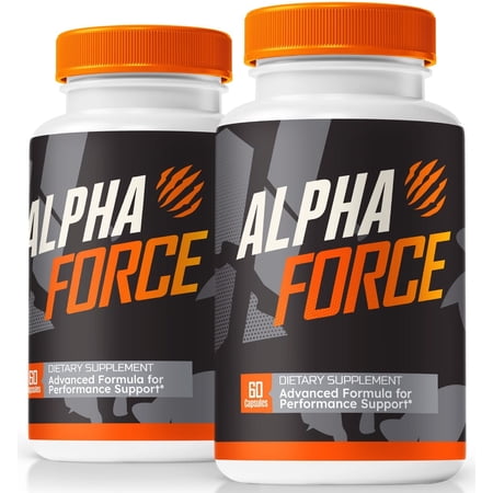 (2 Pack) Alpha Force Supplement, Official AlphaForce Pills, All-Natural Capsules To Support Physical Wellness and Energy, Nutritional Formula, Premium Pastillas Review (120 Capsules)