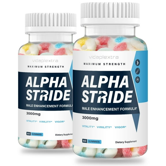 (2 Pack) Alpha Stride Gummies - Alpha Stride Male Gummies