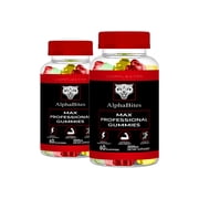 2 Pack AlphaBites - Alpha Bites Max Professional Gummies