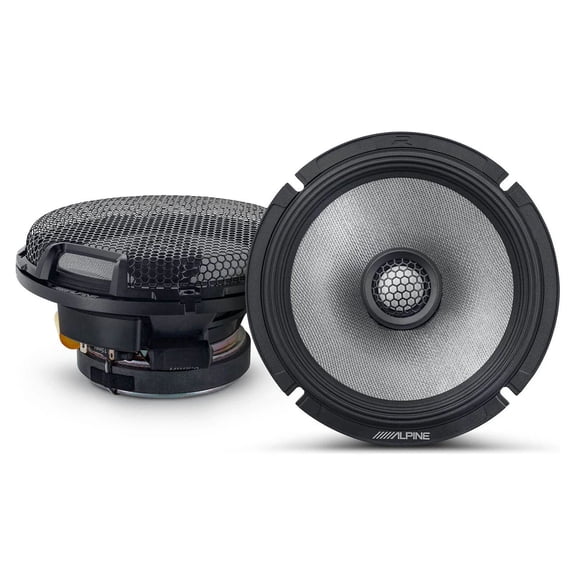 2 Pack Alpine R2-S65 300 Watts 6.5" 2-Way Coaxial Car Audio Speakers