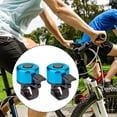 thumbnail image 1 of 2 Pack Aluminum Bike Bell, Loud & Clear Ring, Mountain Road Bike Bell for Adults & Young Riders, Easy to Install, Safety Alert for Handlebar, Fits 0.87in, 1 of 5