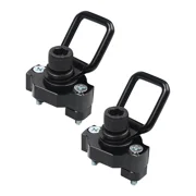 2 Pack Aluminum D Ring Tie Down Anchors, UTV ATV Cargo Bed Cleat Anchor Accessories Fit for CFMOTO Cforce Zforce Uforce 1000 950 800 600 625 U10 Pro