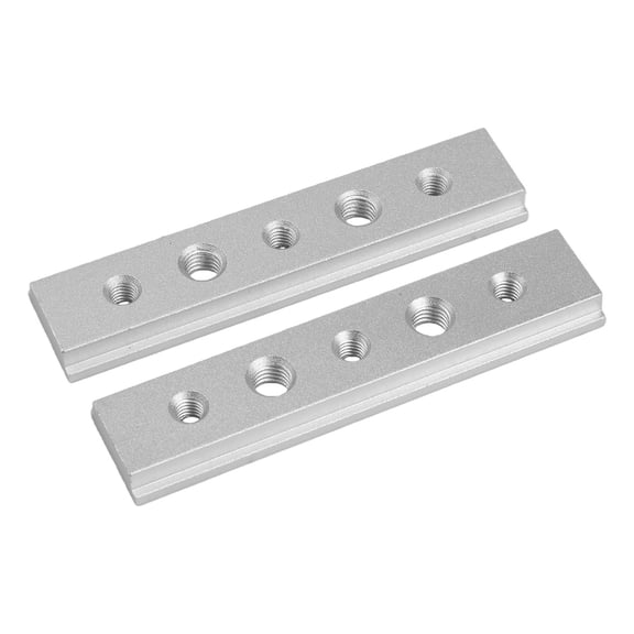 2-Pack Aluminum T-TSlider 100-450mm for Table Saw Miter Bar, T Slot Woodworking Workbench Jig Fixture(100mm)