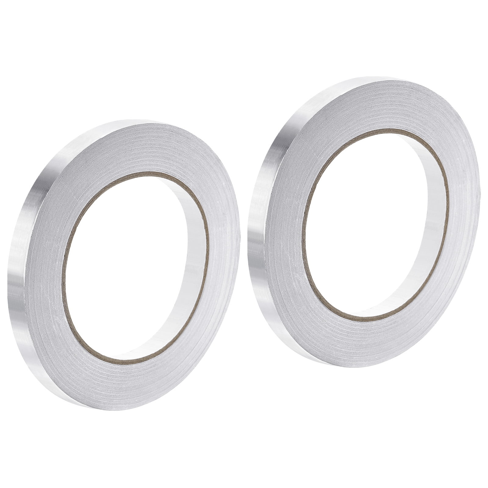 2 Pack Aluminum Tape, 0.39 inch x 49 Yard Foil Tape (1.96 mil) for