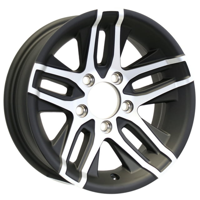 2Pack Aluminum Trailer Wheels 15X5 15 X 5 5 Lug 4.5 Center Altitude