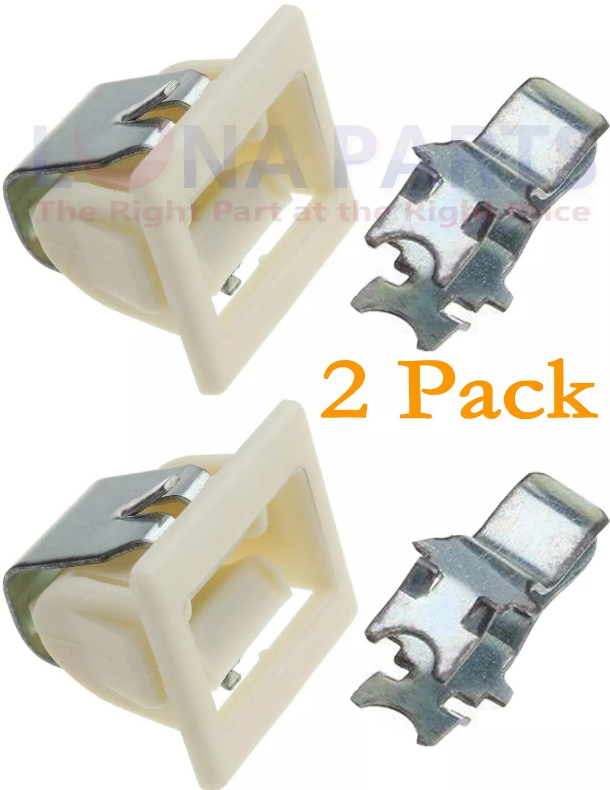 2 Pack Amana Norge Crosley Dryer Door Catch Strike Latch Kit La-1003