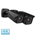 thumbnail image 1 of 2-Pack Amcrest UltraHD 4K (8MP) Bullet POE IP Camera, 3840x2160, 131ft NightVision, 2.8mm Lens, IP67 Weatherproof, MicroSD Recording, Black (2PACK-IP8M-2496EB)(2018 Firmware), 1 of 6