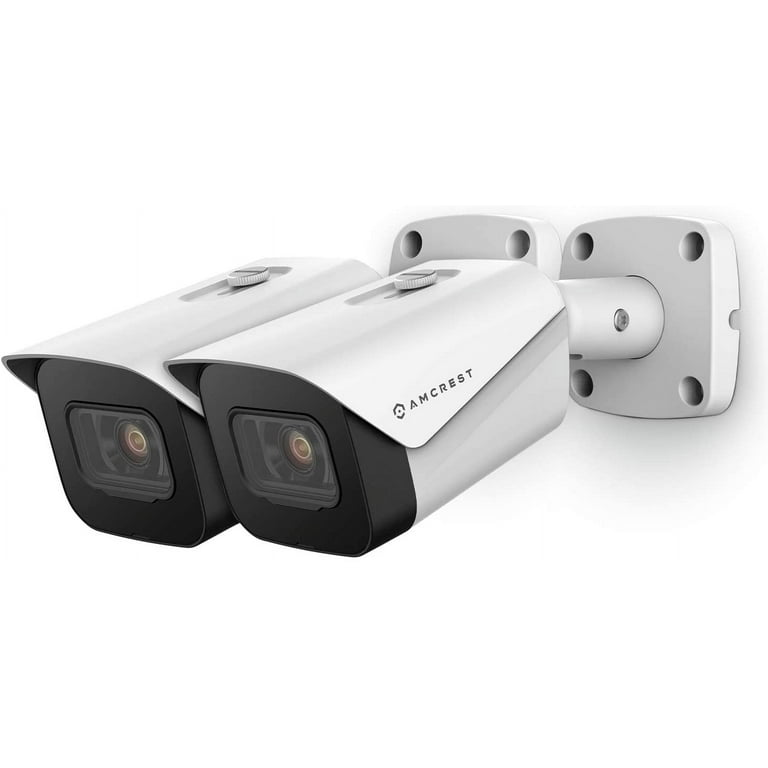 Amcrest 4K (8MP) IP POE Camera, UltraHD Outdoor Bullet, 3840x2160, 98ft NightVision, 125° FOV, IP67, MicroSD (256GB), Human & Vehicle Detection, Tripwire & Intrusion, (IP8M 2496EW AI V3