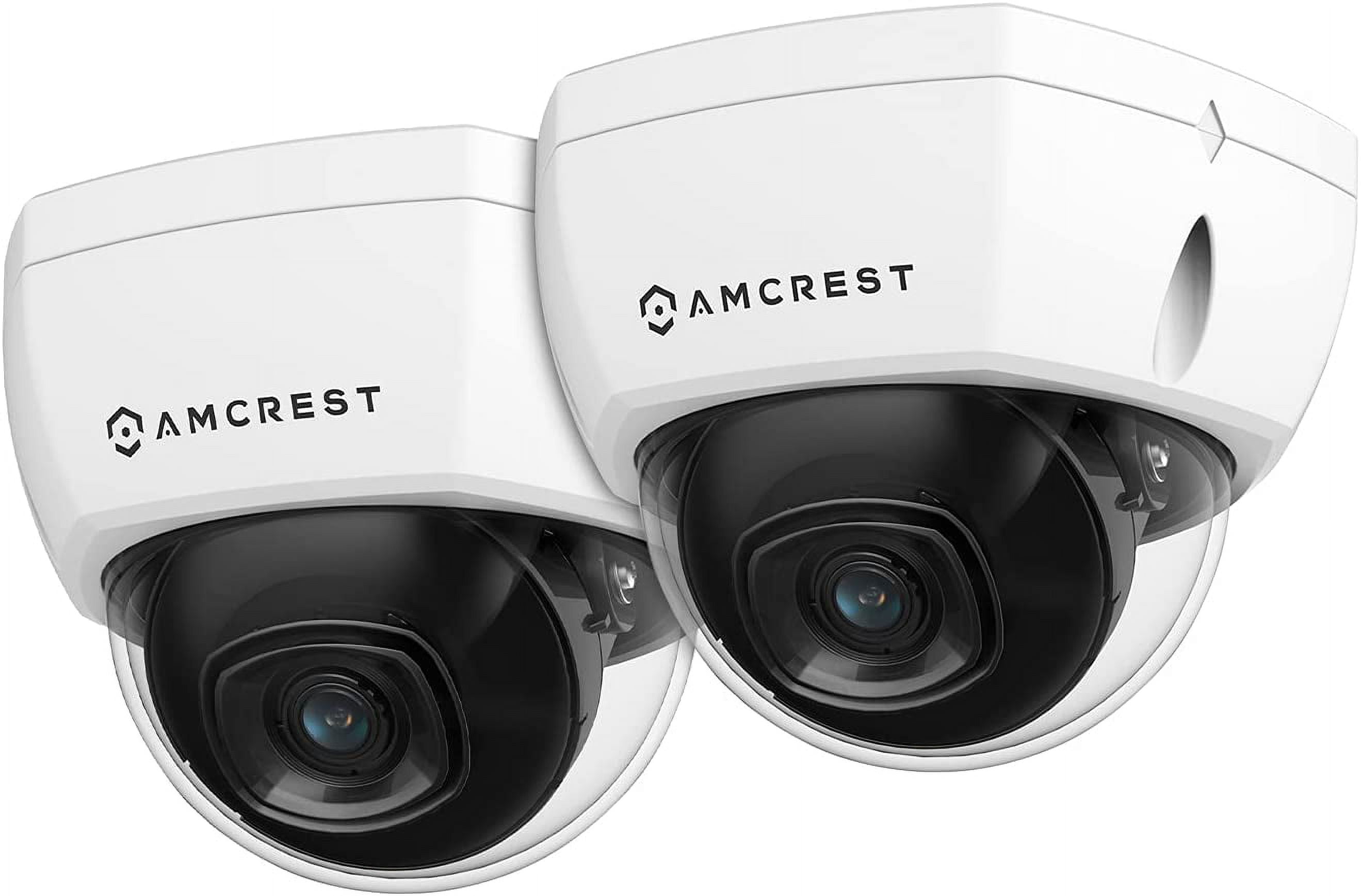 Kit de vidéo surveillance 4K / 8MP 2 caméras dômes zoom 8MP