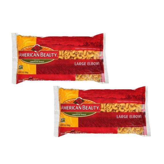 ( 2 Pack ) American Beauty 16 oz Large Elbow Pasta