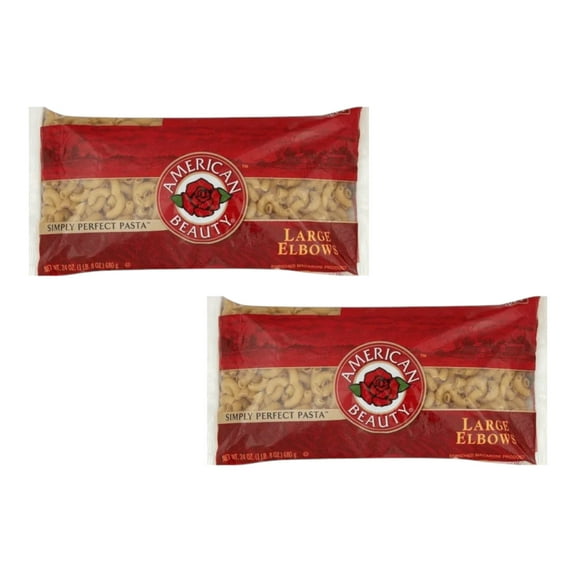 ( 2 Pack ) American Beauty Large Elbows 24 Oz. Bag