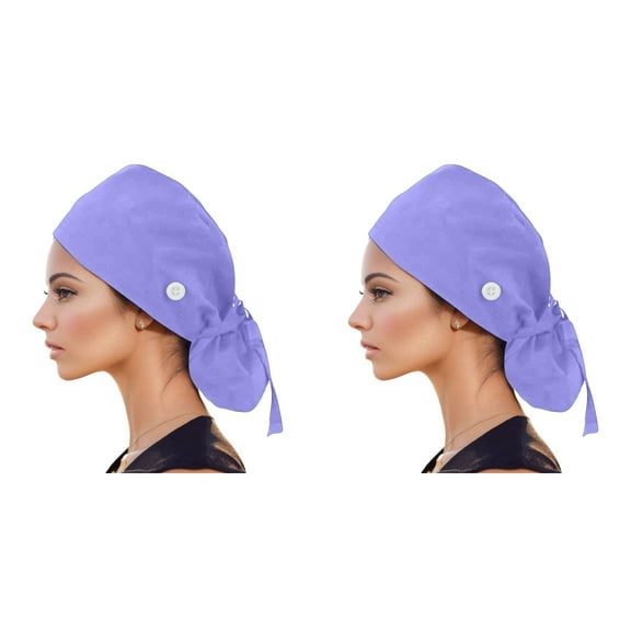 2 Pack,And Womens With Sweatband Mens For Cap Hat With Buttons Scrub Bouffant Baseball Caps Leek Hat Distressed Baseball Cap Women L A Gear Athletic Hairstyles for Sports for Women Headhunter Hat