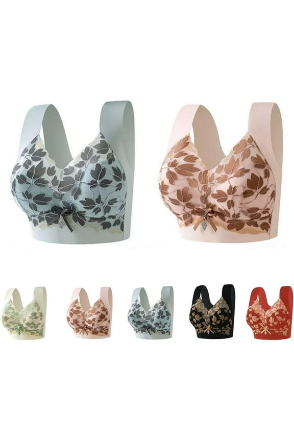 2 Pack Angelwear Bra Senobra - Versatile Comfy Lift & Flex Wireless Bra, Summer Comfort Lifting Anti-Sagging Push up Bras