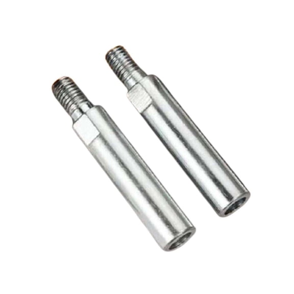 2 Pack Angle Grinder Extension Connecting Rod M10 Thread Adapter Extension Shaft For Rotary Tools Steel Construction