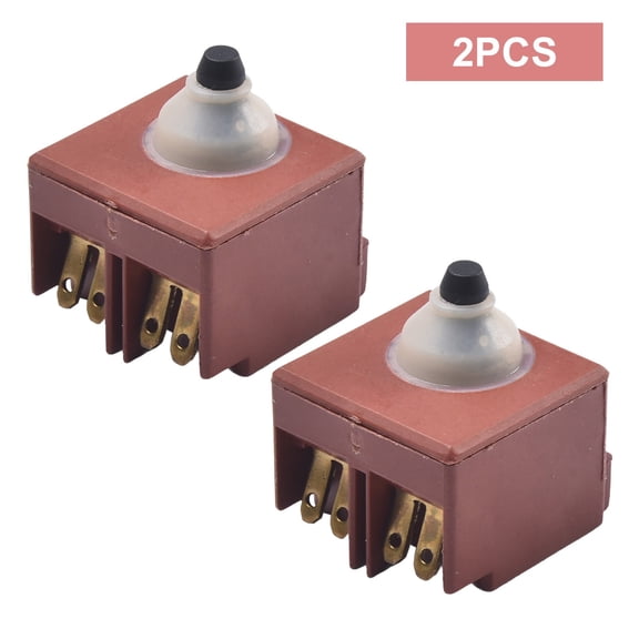 2 Pack Angle Grinder Switch 650560-8,For GA5030 GA4530 9557NB 9555NB 9554HN 9558PB,Replacement Part Red