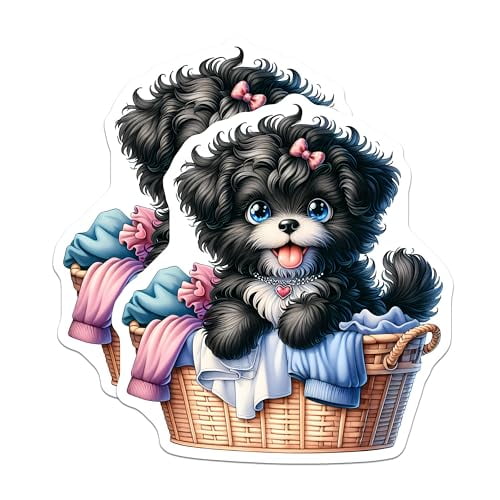 (2 Pack) Animal-Themed Home Decor Magnet - 5" On Longest Side - Sticks to Smooth Flat Surfaces - Made in USA - MAG9413