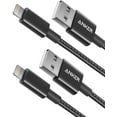 thumbnail image 1 of [2-Pack] Anker Charging Cable Data Sync 3.3ft Nylon Braided Lightning Cable, 1 of 7