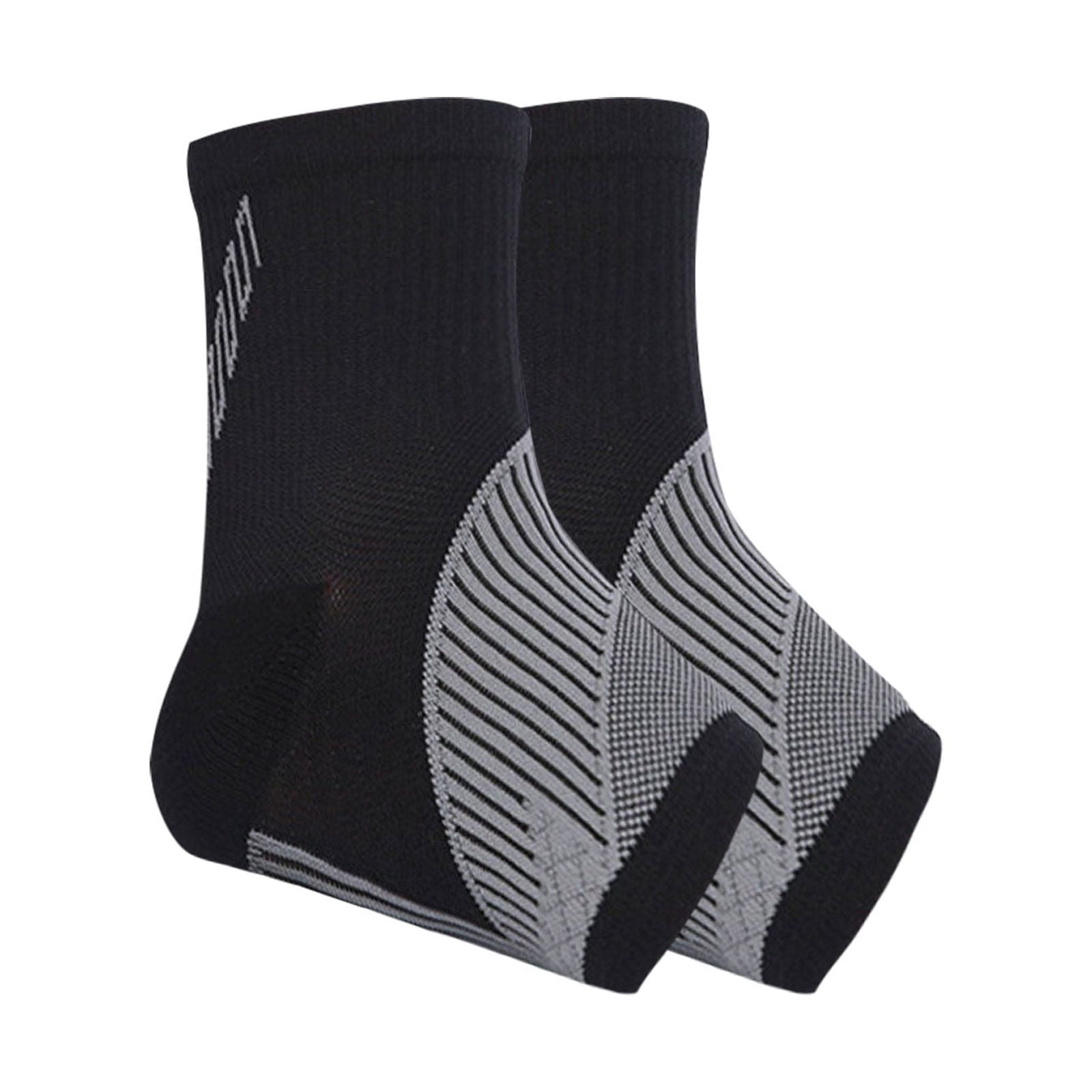 2 Pack Ankle Brace for Sprained Ankle,Arch Support Compression Sleeve Socks for Women \u0026 Men,Achilles Tendonitis Brace Wraps for Plantar Fasciitis,Foot Swelling Relief